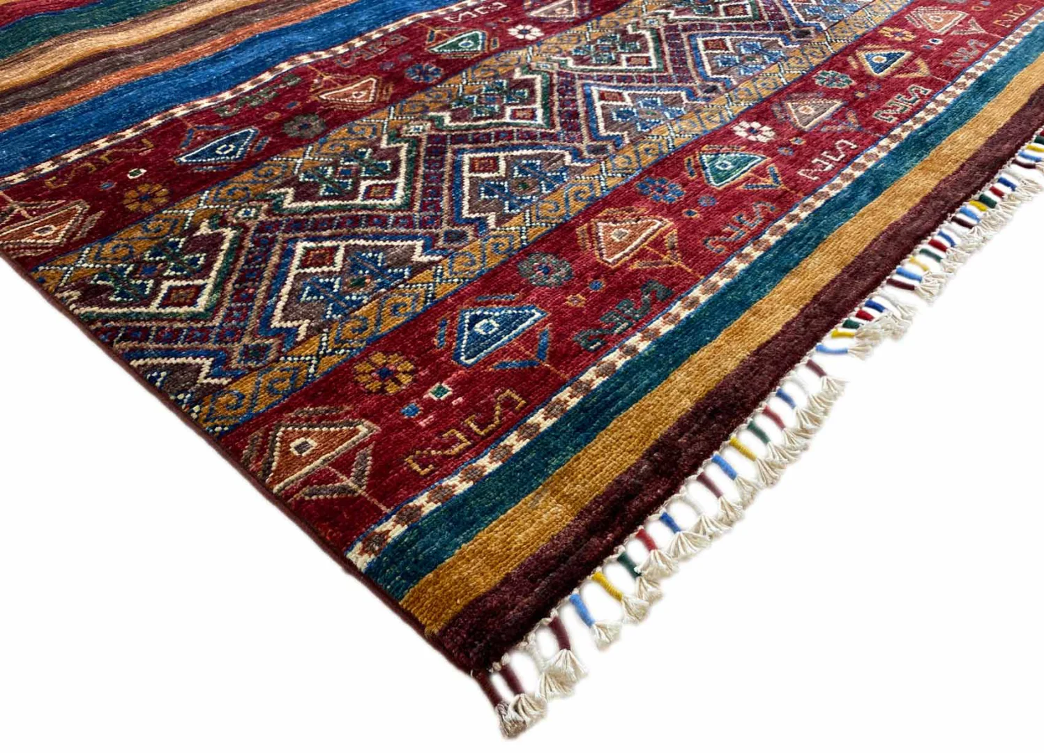 Orientteppich Samarkand 219 x 154 cm Wolle handgeknüpft