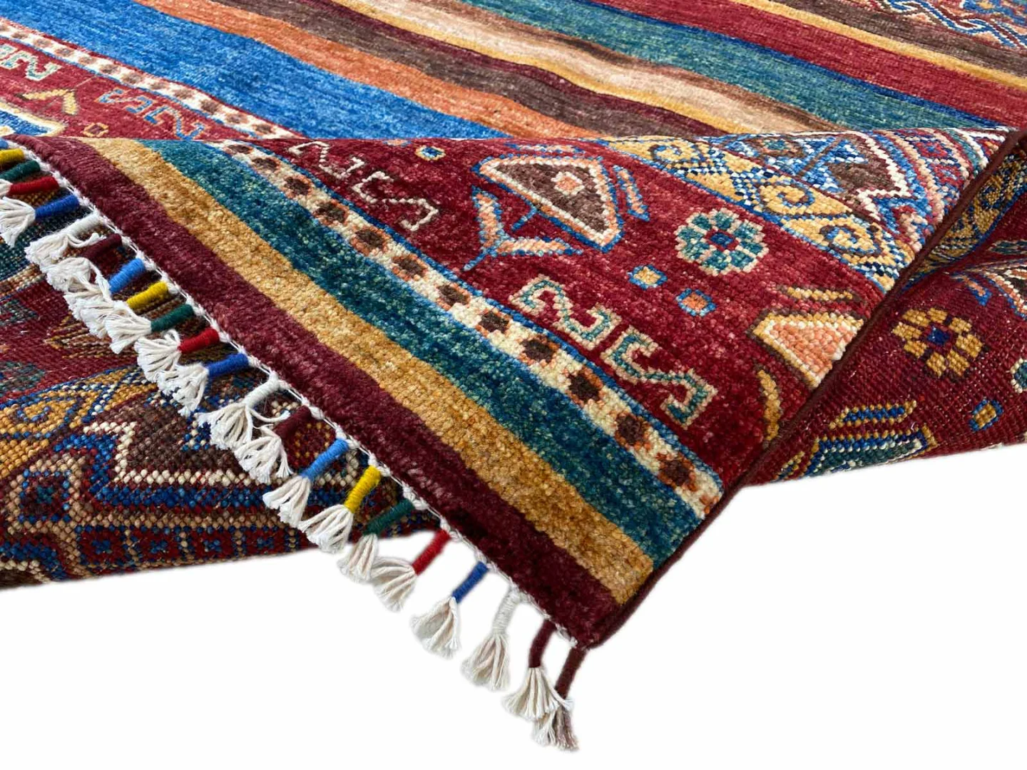 Orientteppich Samarkand 219 x 154 cm Wolle handgeknüpft