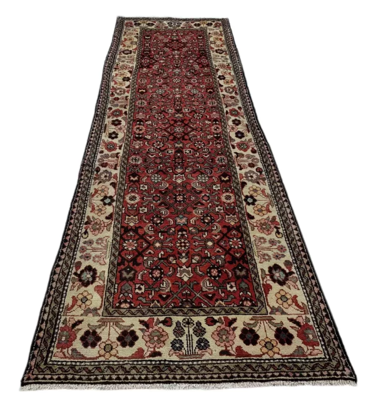 Perserteppich Hamadan 337 x 99 cm Wolle handgeknüpft
