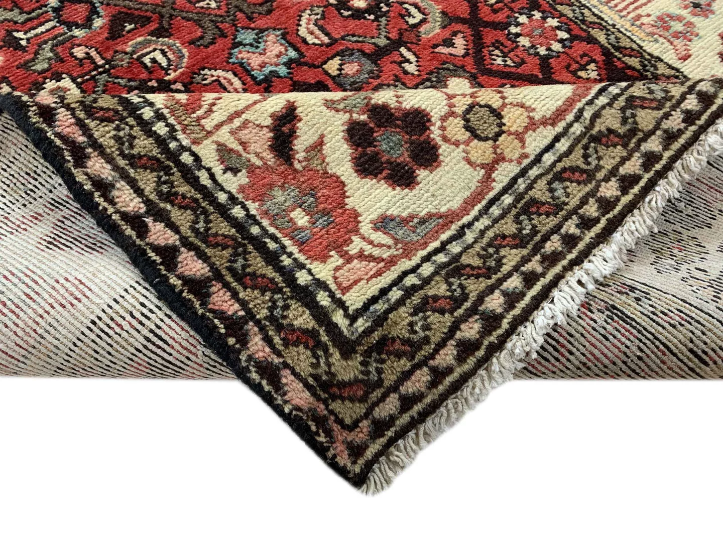 Perserteppich Hamadan 337 x 99 cm Wolle handgeknüpft