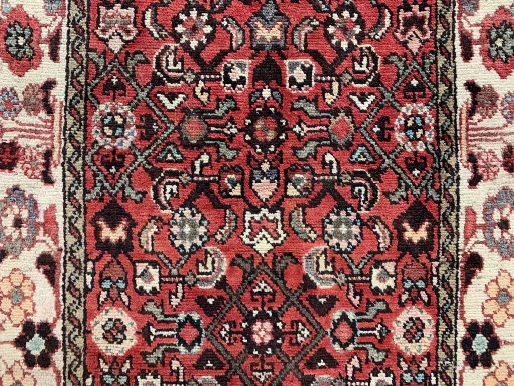 Perserteppich Hamadan 337 x 99 cm Wolle handgeknüpft