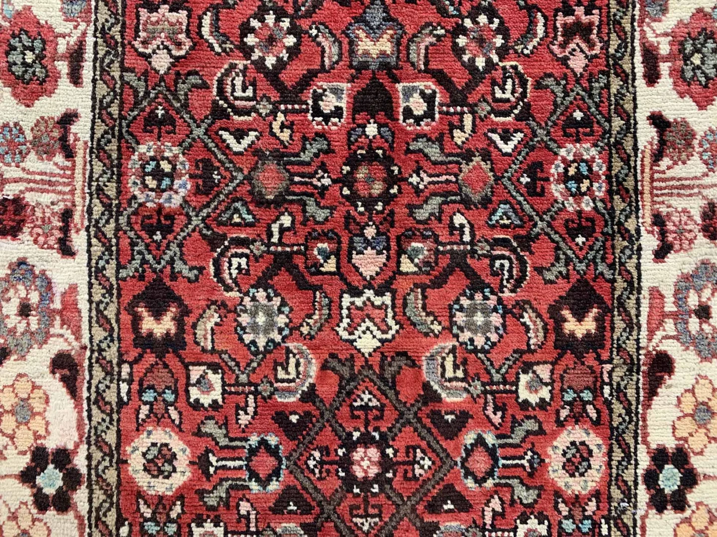 Perserteppich Hamadan 337 x 99 cm Wolle handgeknüpft