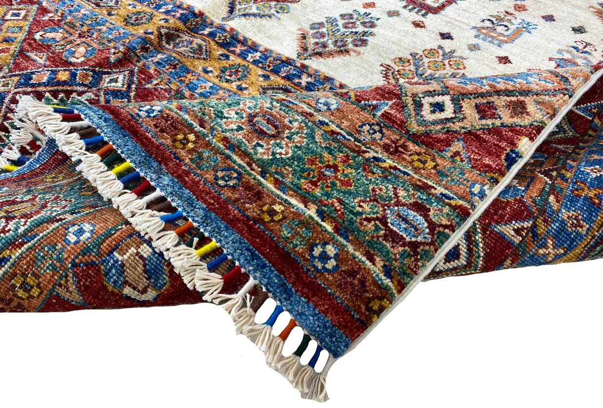Orientteppich Samarkand 239 x 174 cm Schurwolle handgeknüpft