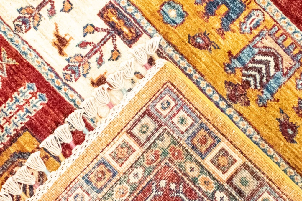 Orientteppich Samarkand 239 x 182 cm Schurwolle handgeknüpft