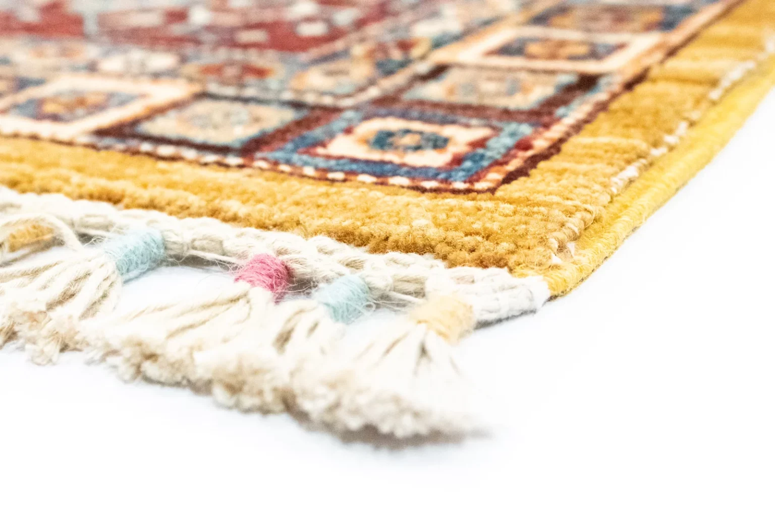 Orientteppich Samarkand 239 x 182 cm Schurwolle handgeknüpft