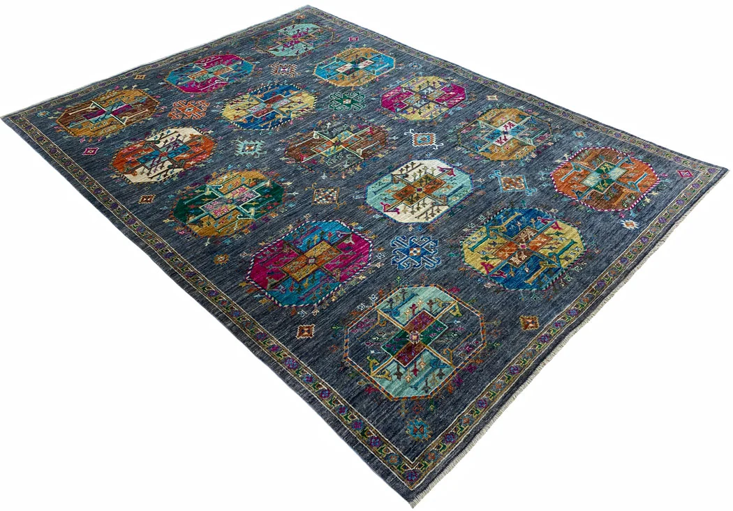 Orientteppich Samarkand 240 x 176 cm Wolle handgeknüpft