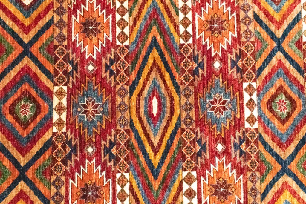 Orientteppich Samarkand 241 x 174 cm Schurwolle handgeknüpft