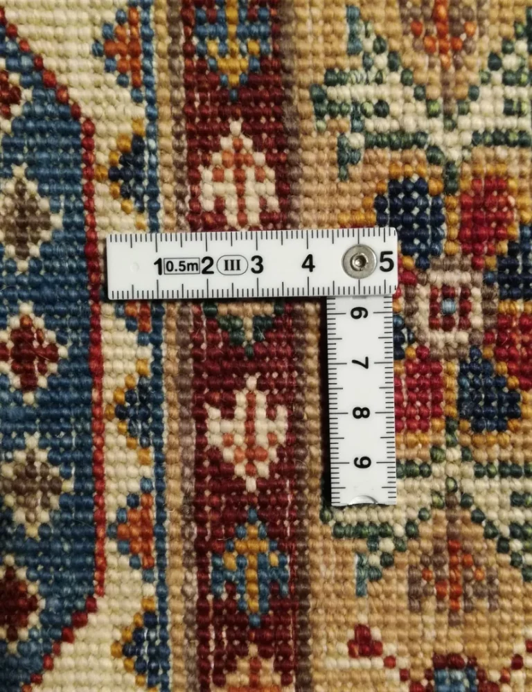 Orientteppich Samarkand 241 x 174 cm Schurwolle handgeknüpft