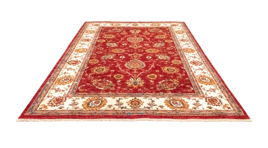 Orientteppich Samarkand 242 x 177 cm Schurwolle handgeknüpft