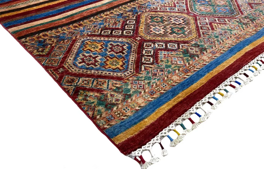 Orientteppich Samarkand 243 x 174 cm Schurwolle handgeknüpft