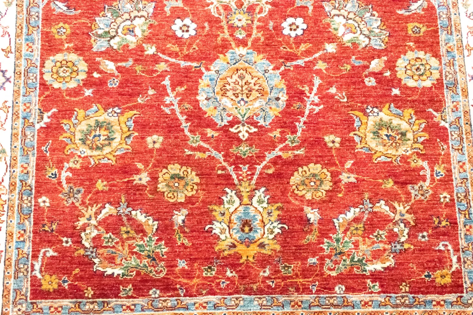 Orientteppich Samarkand 242 x 177 cm Schurwolle handgeknüpft