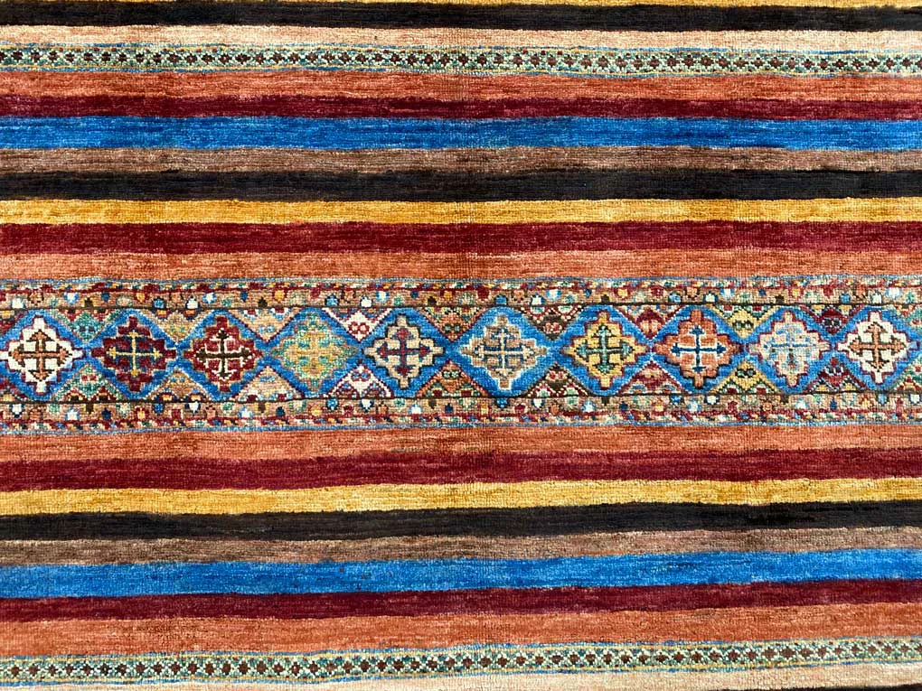 Orientteppich Samarkand 243 x 174 cm Schurwolle handgeknüpft