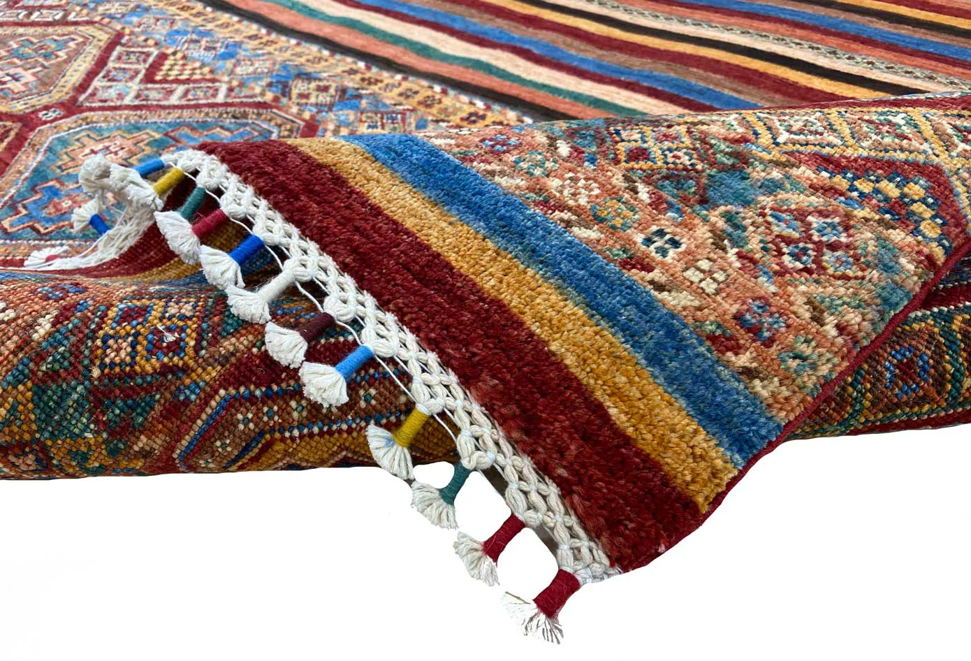 Orientteppich Samarkand 243 x 174 cm Schurwolle handgeknüpft