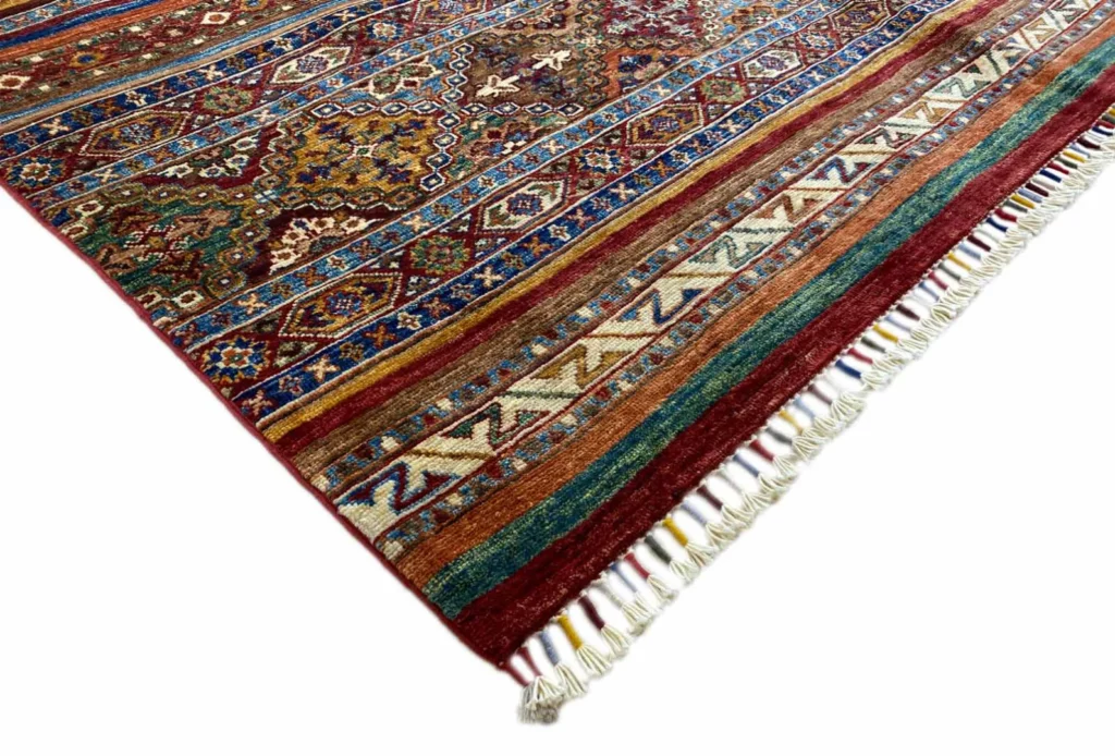 Orientteppich Samarkand 244 x 172 cm Schurwolle handgeknüpft