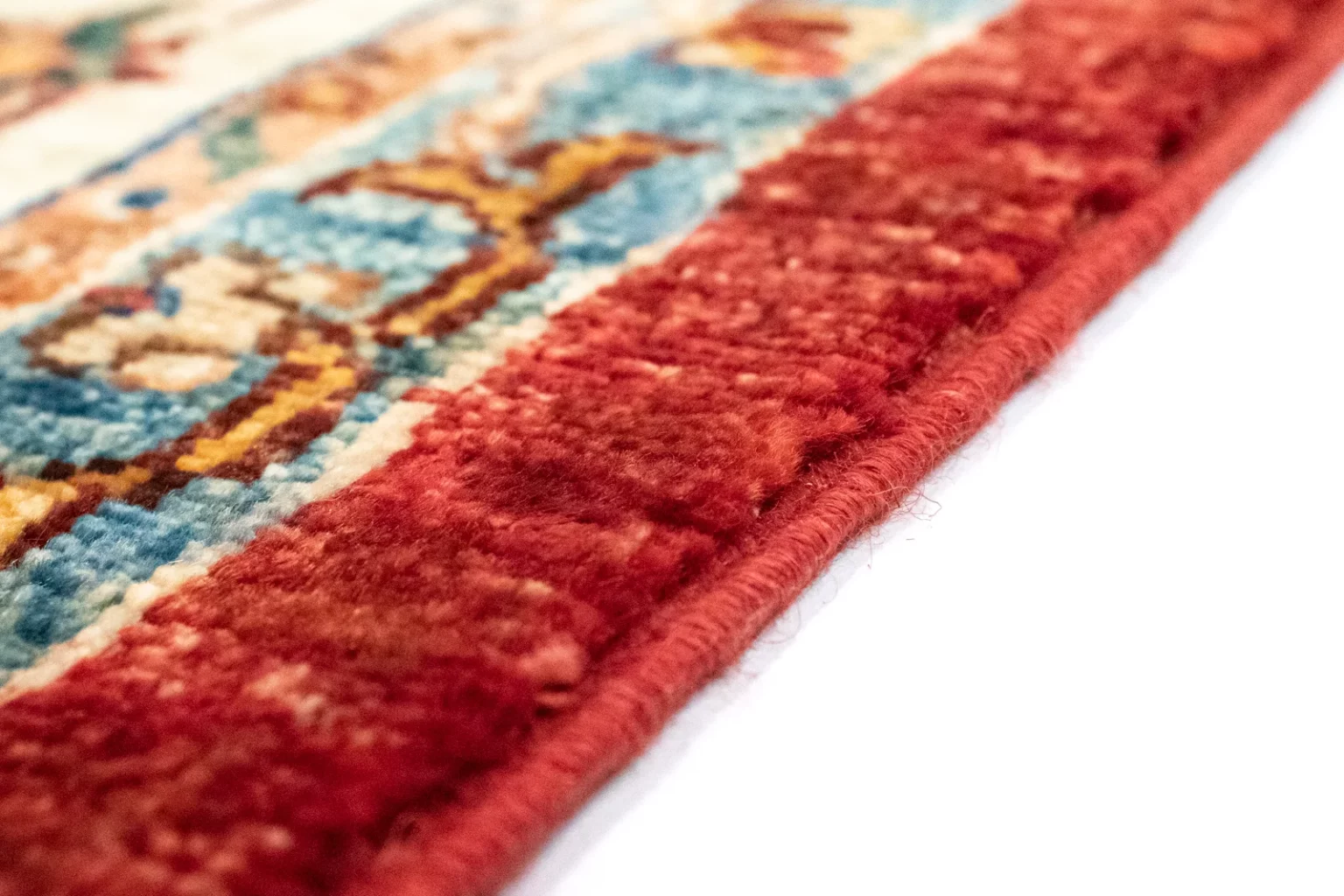 Orientteppich Samarkand 242 x 177 cm Schurwolle handgeknüpft