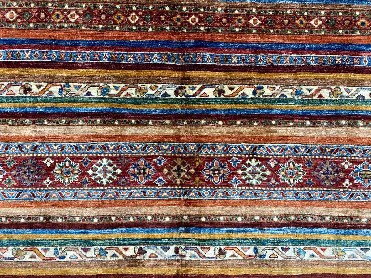 Orientteppich Samarkand 244 x 172 cm Schurwolle handgeknüpft