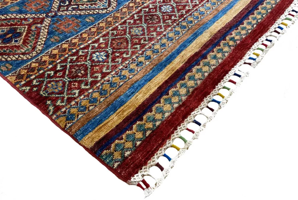 Orientteppich Samarkand 246 x 171 cm Schurwolle handgeknüpft