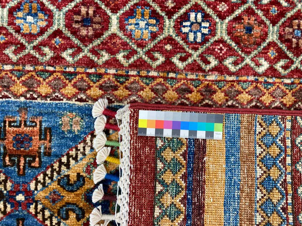 Orientteppich Samarkand 246 x 171 cm Schurwolle handgeknüpft