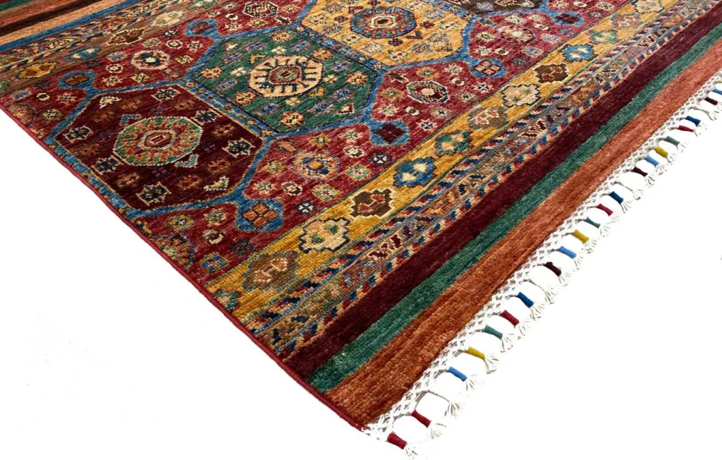 Orientteppich Samarkand 247 x 168 cm Schurwolle handgeknüpft