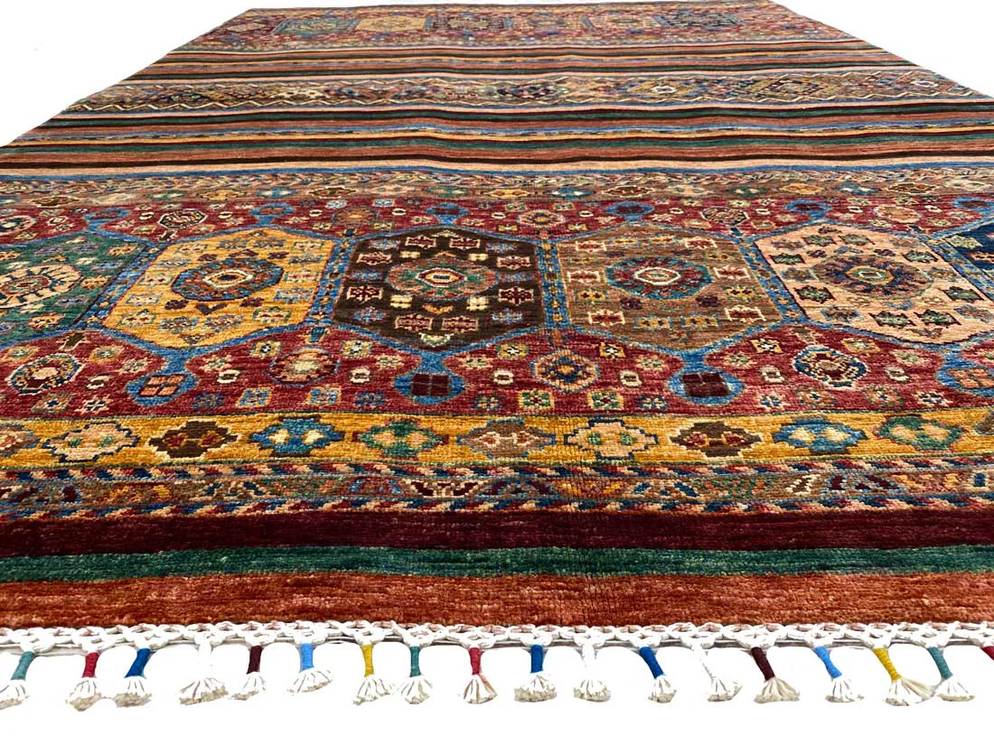 Orientteppich Samarkand 247 x 168 cm Schurwolle handgeknüpft