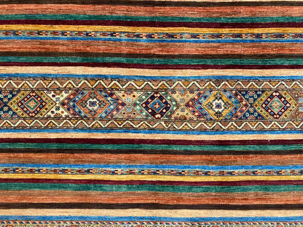 Orientteppich Samarkand 247 x 168 cm Schurwolle handgeknüpft