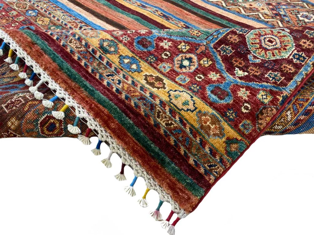 Orientteppich Samarkand 247 x 168 cm Schurwolle handgeknüpft