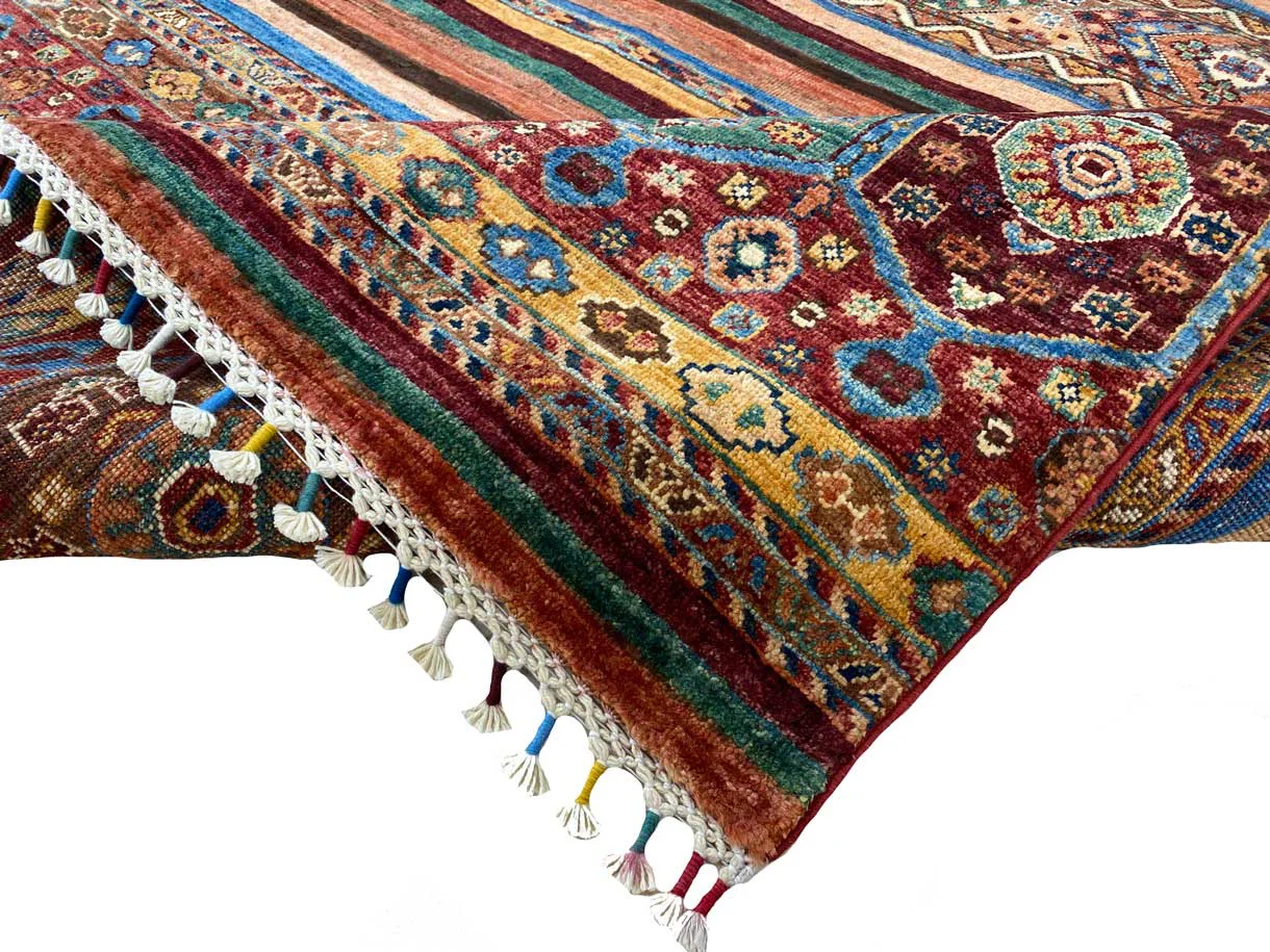 Orientteppich Samarkand 247 x 168 cm Schurwolle handgeknüpft
