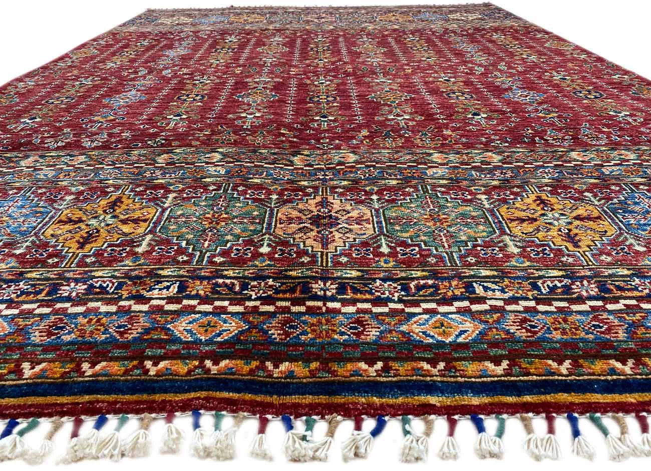 Orientteppich Samarkand 248 x 173 cm Schurwolle handgeknüpft