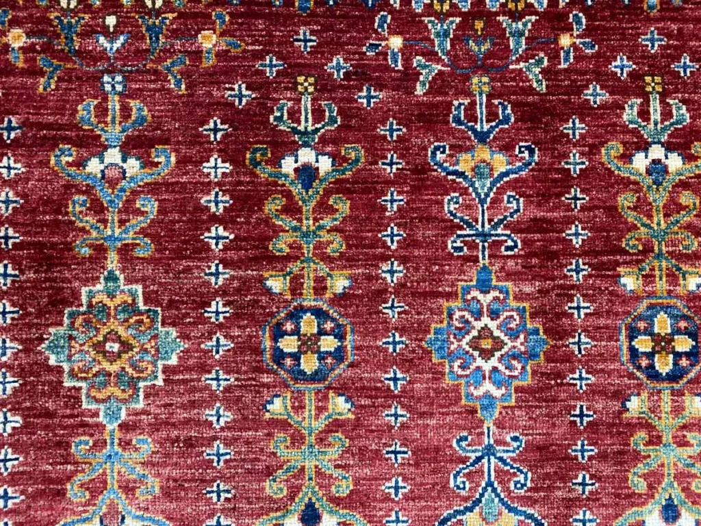 Orientteppich Samarkand 248 x 173 cm Schurwolle handgeknüpft