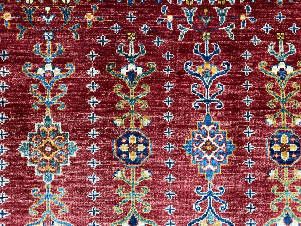 Orientteppich Samarkand 248 x 173 cm Schurwolle handgeknüpft