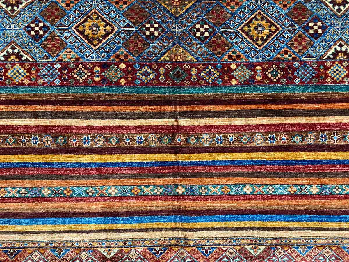 Orientteppich Samarkand 248 x 182 cm Schurwolle handgeknüpft