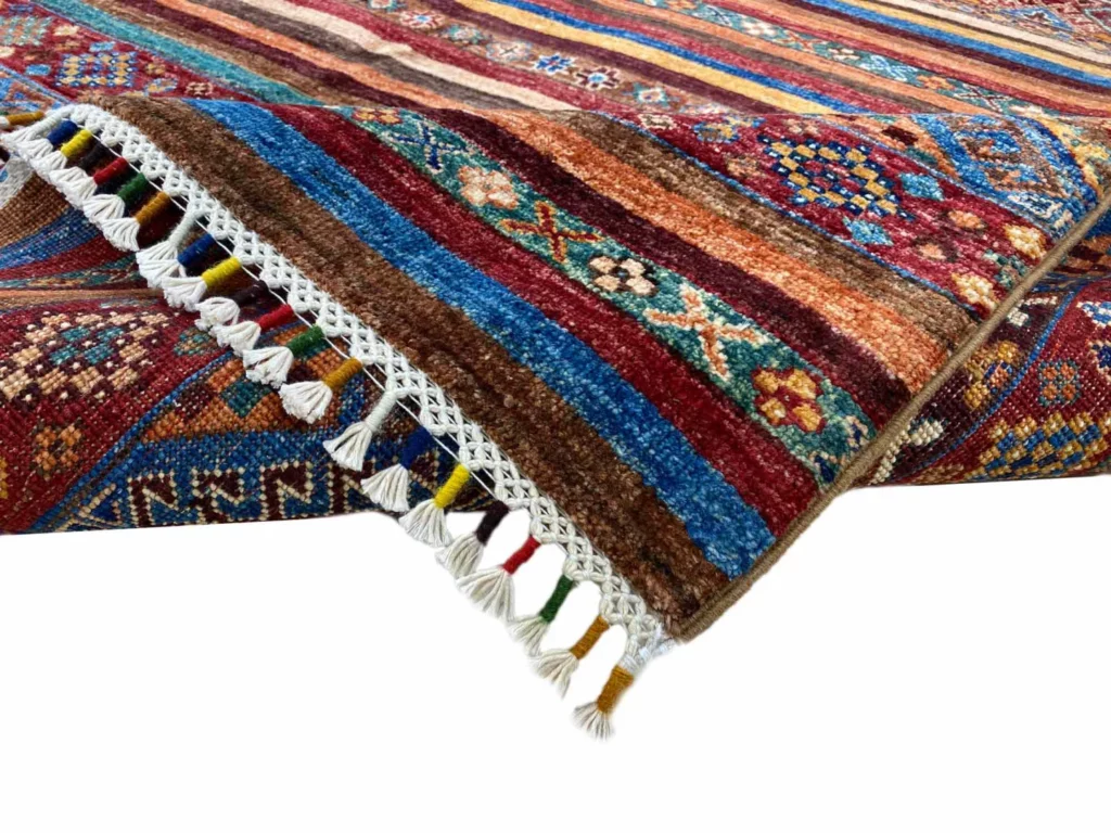 Orientteppich Samarkand 248 x 182 cm Schurwolle handgeknüpft