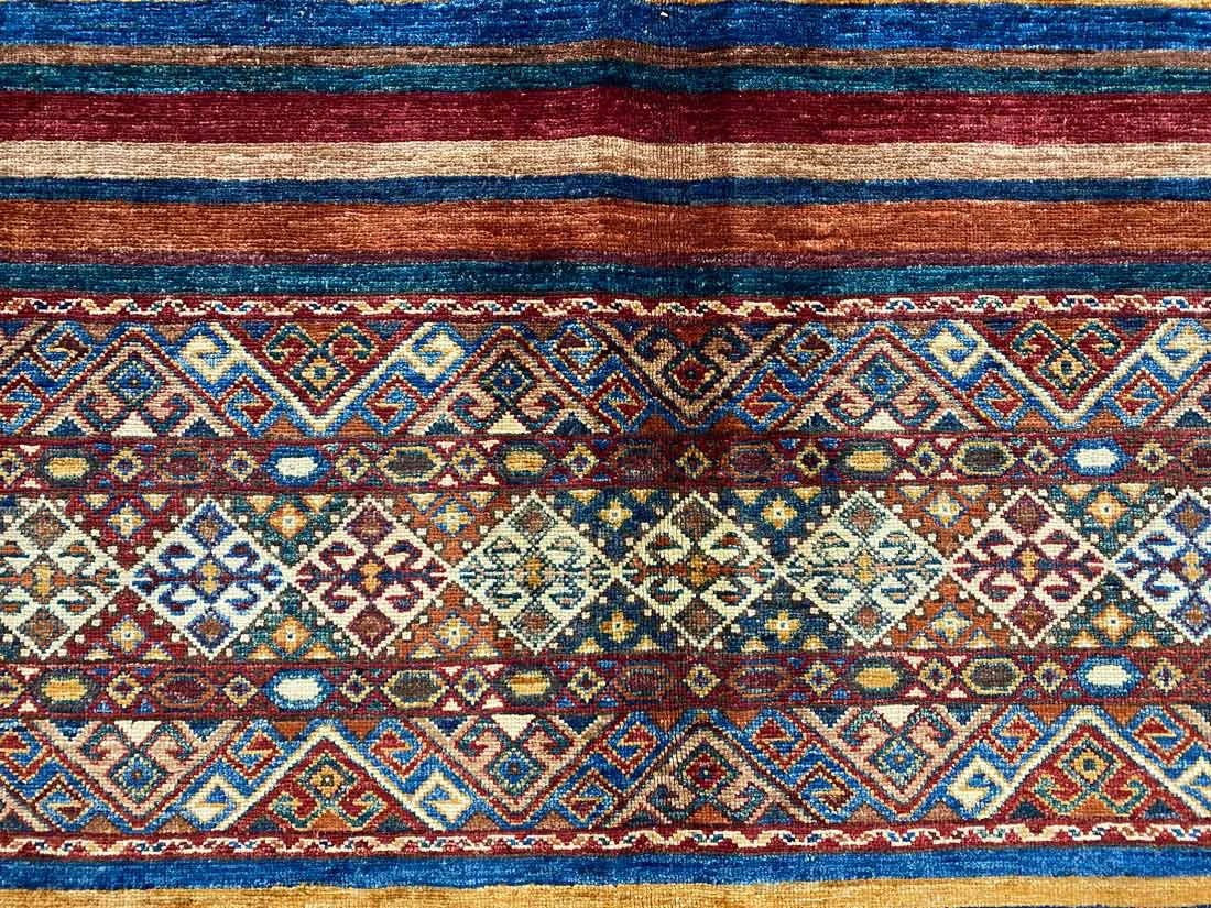 Orientteppich Samarkand 249 x 183 cm Schurwolle handgeknüpft