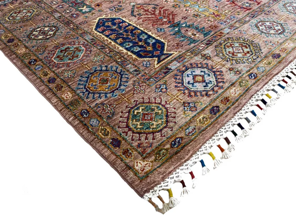Orientteppich Samarkand 249 x 174 cm Schurwolle handgeknüpft