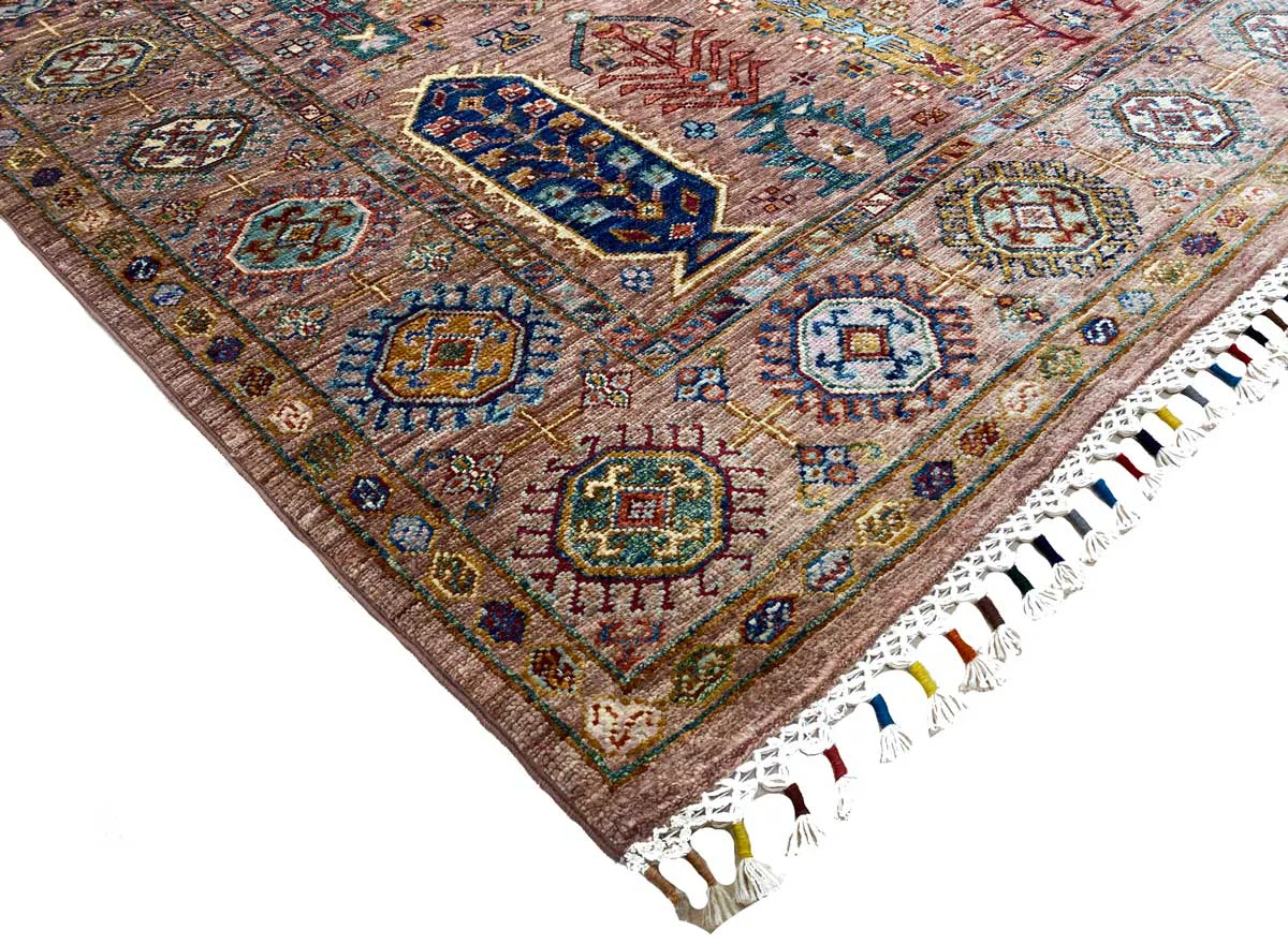 Orientteppich Samarkand 249 x 174 cm Schurwolle handgeknüpft