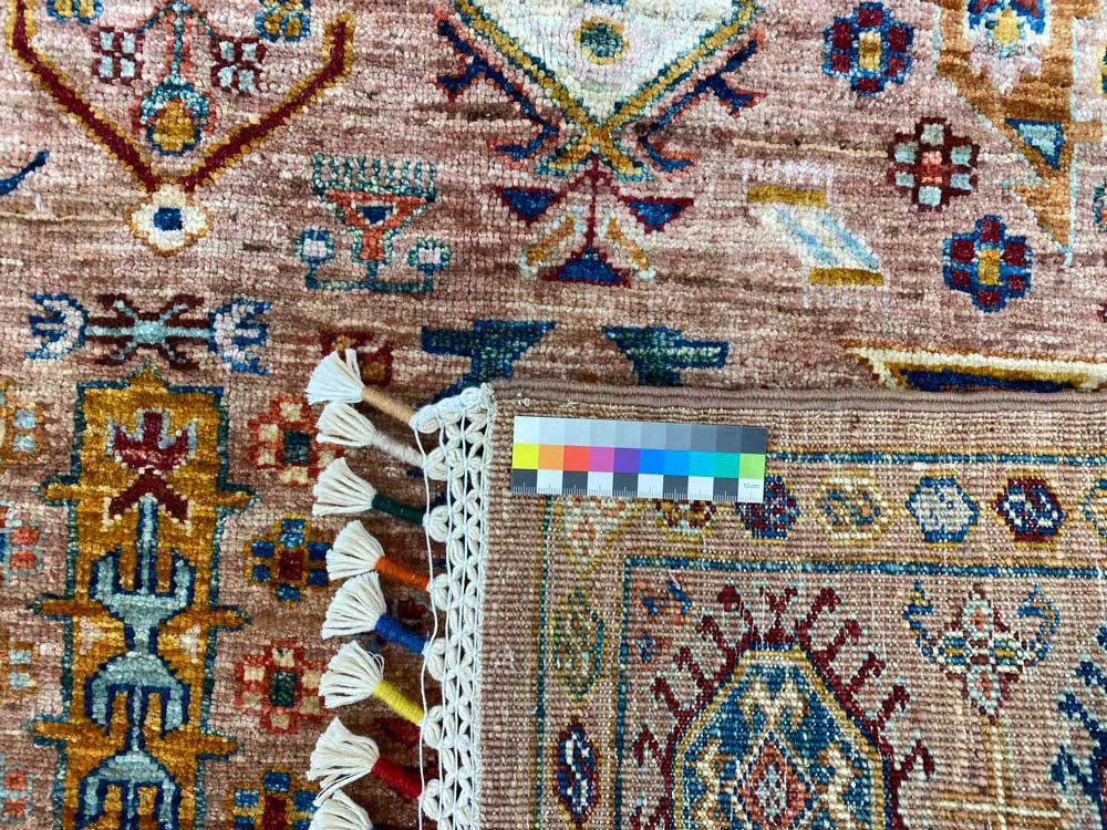 Orientteppich Samarkand 249 x 174 cm Schurwolle handgeknüpft