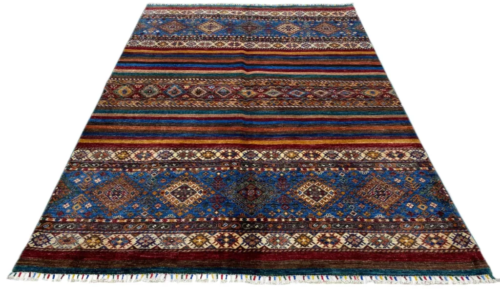 Orientteppich Samarkand 250 x 170 cm Schurwolle handgeknüpft
