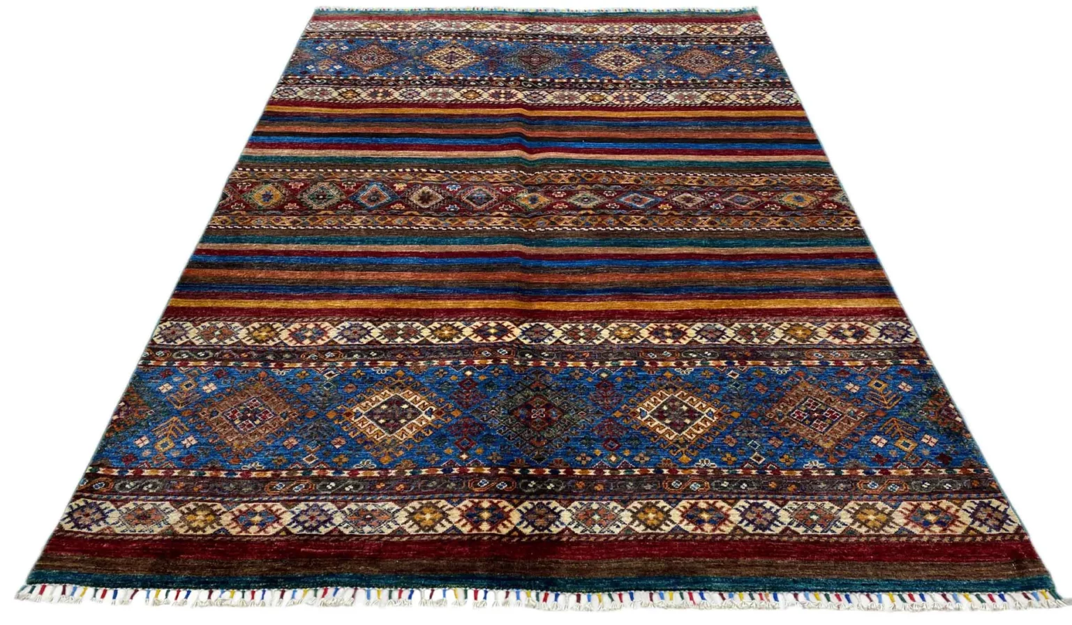 Orientteppich Samarkand 250 x 170 cm Schurwolle handgeknüpft