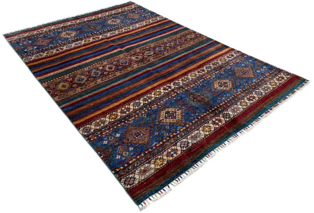 Orientteppich Samarkand 250 x 170 cm Schurwolle handgeknüpft