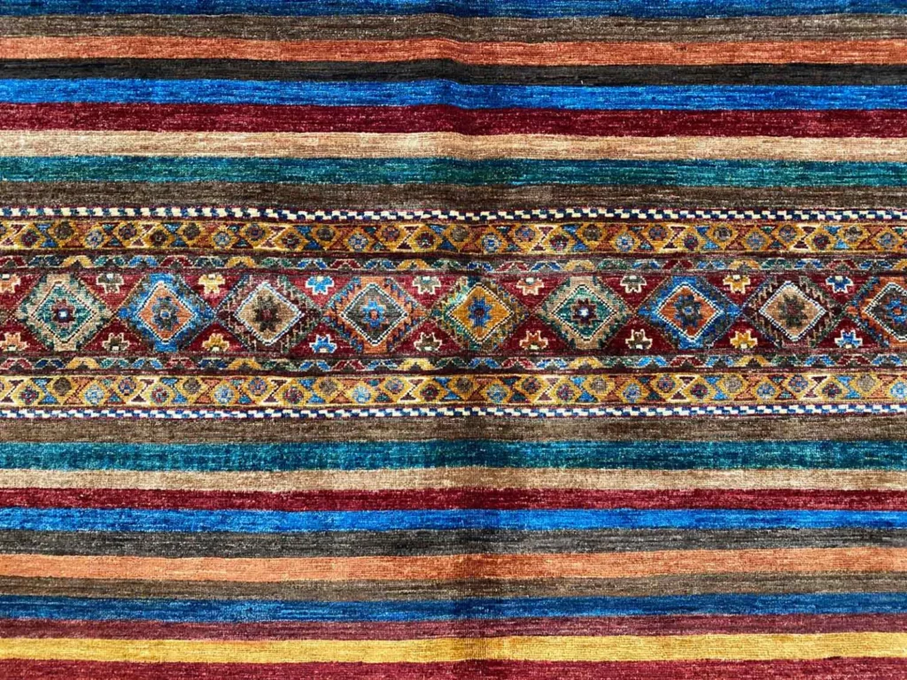 Orientteppich Samarkand 250 x 170 cm Schurwolle handgeknüpft