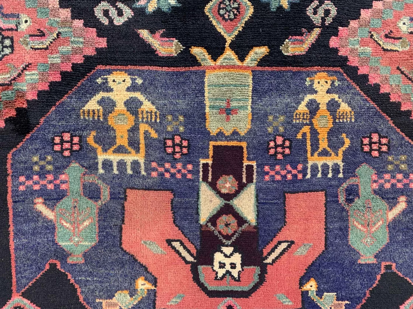 Perserteppich Hamadan 313 x 97 cm Wolle handgeknüpft