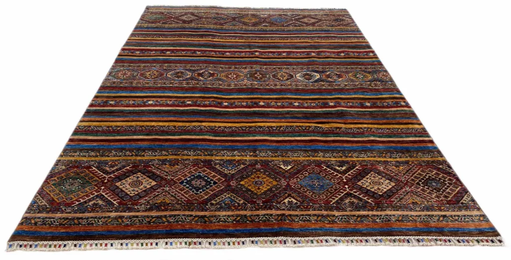 Orientteppich Samarkand 270 x 185 cm Schurwolle handgeknüpft