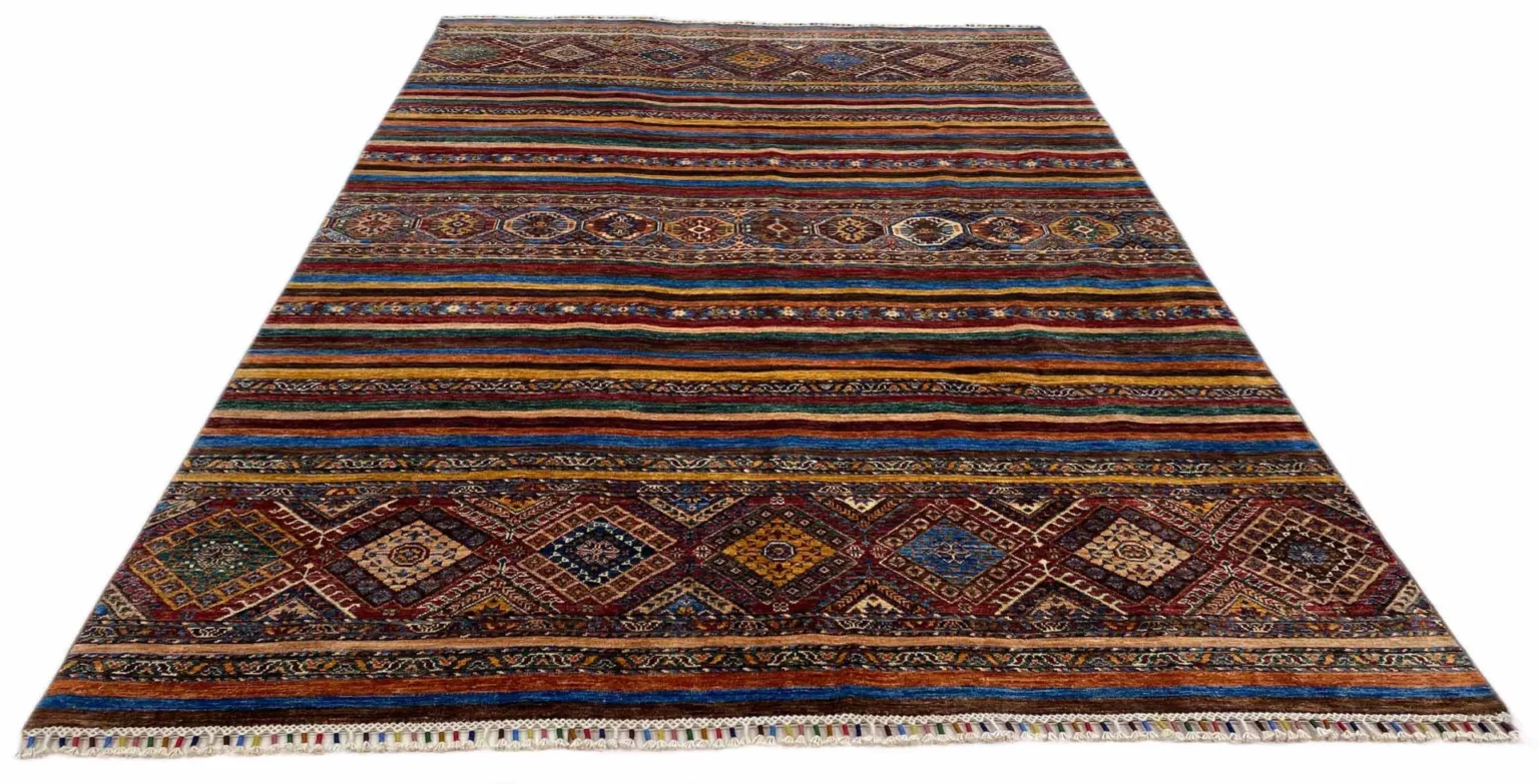 Orientteppich Samarkand 270 x 185 cm Schurwolle handgeknüpft