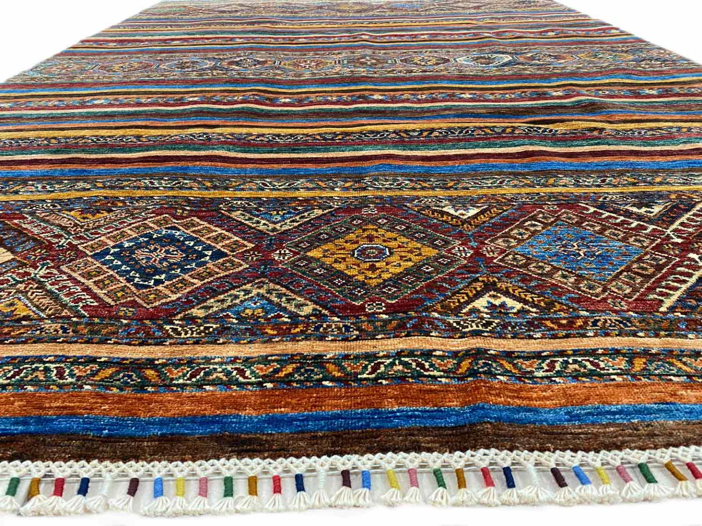 Orientteppich Samarkand 270 x 185 cm Schurwolle handgeknüpft