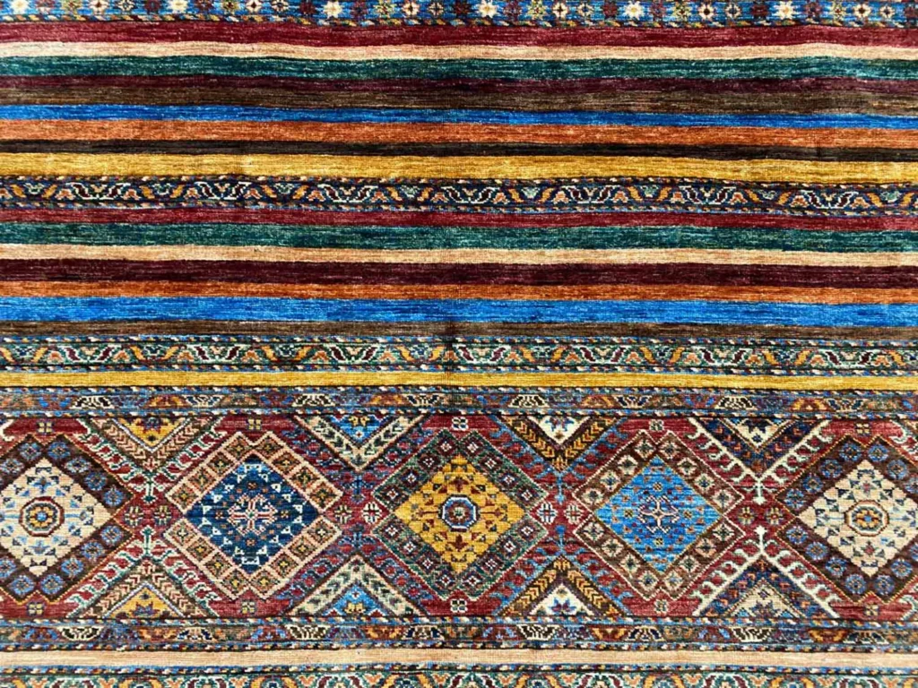 Orientteppich Samarkand 270 x 185 cm Schurwolle handgeknüpft