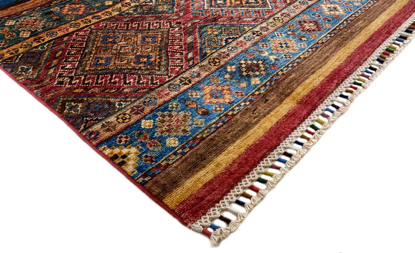 Orientteppich Samarkand 278 x 183 cm Schurwolle handgeknüpft