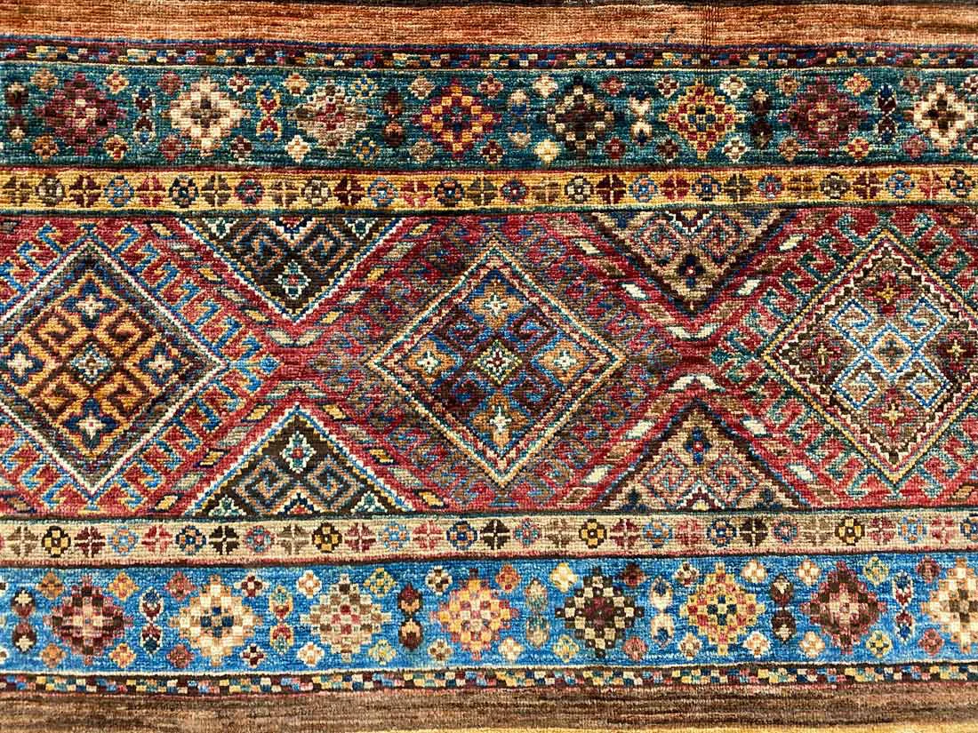 Orientteppich Samarkand 278 x 183 cm Schurwolle handgeknüpft