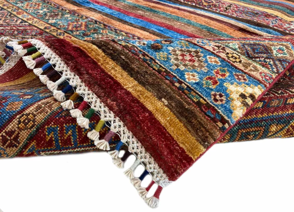 Orientteppich Samarkand 278 x 183 cm Schurwolle handgeknüpft