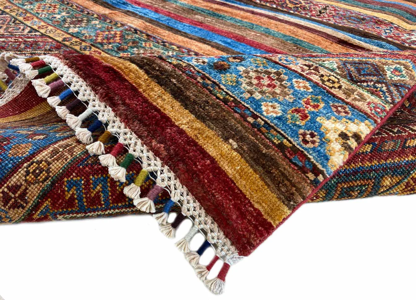 Orientteppich Samarkand 278 x 183 cm Schurwolle handgeknüpft