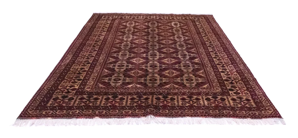 Orientteppich Samarkand 283 x 201 cm Schurwolle handgeknüpft